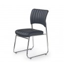 Стул HALMAR RAPID черный/хром